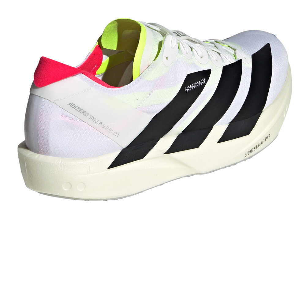 adidas Adizero Takumi Sen 11 Men's Running Shoes | Cloud White/Core Black/Lucid Red — photo 7