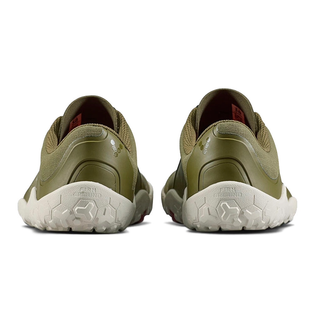 VivoBarefoot Primus Trail III All Weather FG Men's Trail Running Shoes | Dark Olive/White — photo 6