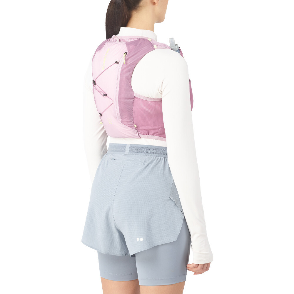 Salomon Active Skin 4 Women's Running Vest (With Flasks) | Dusky Orchid/Dawn Pink — photo 5