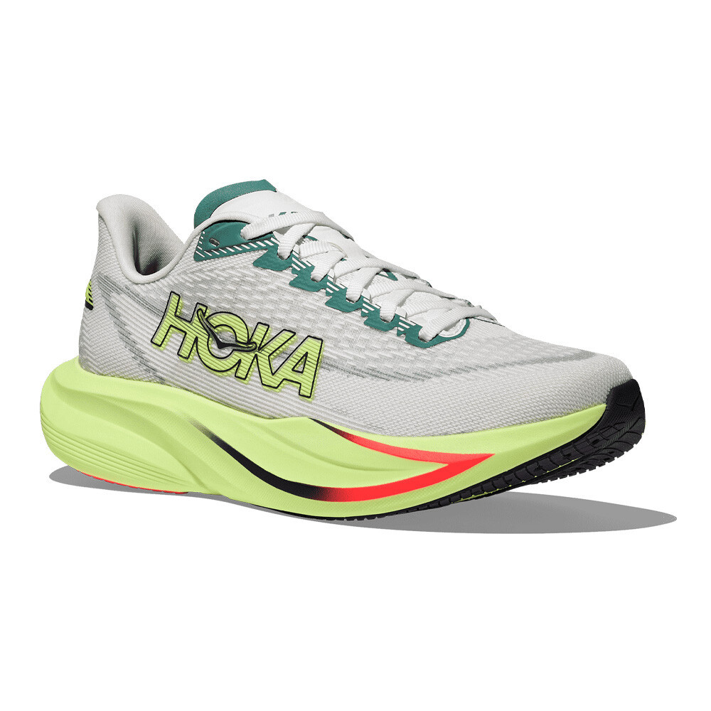 Hoka Mach 7 Women's Running Shoes | Frost/Neon Yuzu — photo 7