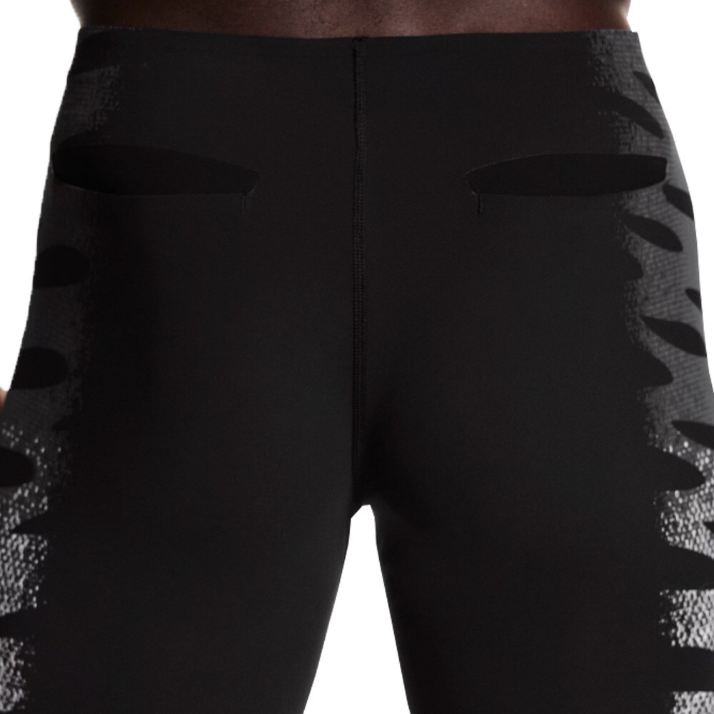 On Running On Zero Men's Tight Shorts | Iron/White — photo 9