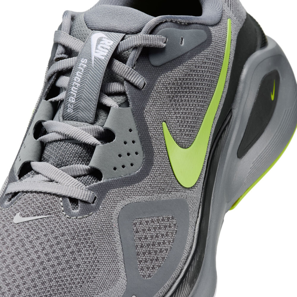Nike Structure 26 Men's Running Shoes | Cool Grey/Dark Smoke Grey/White — photo 8