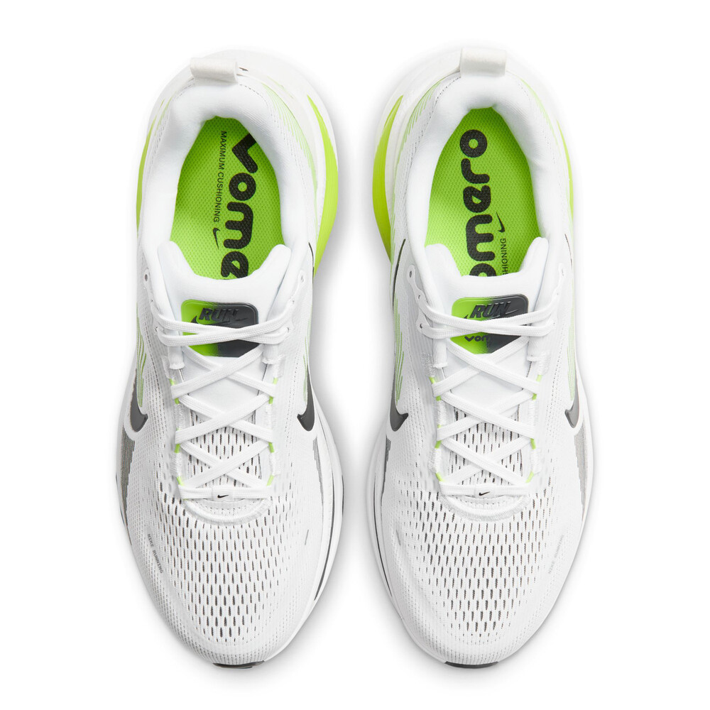 Nike Vomero 18 Men's Running Shoes | White/Lemon Venom/Dark Grey — photo 5