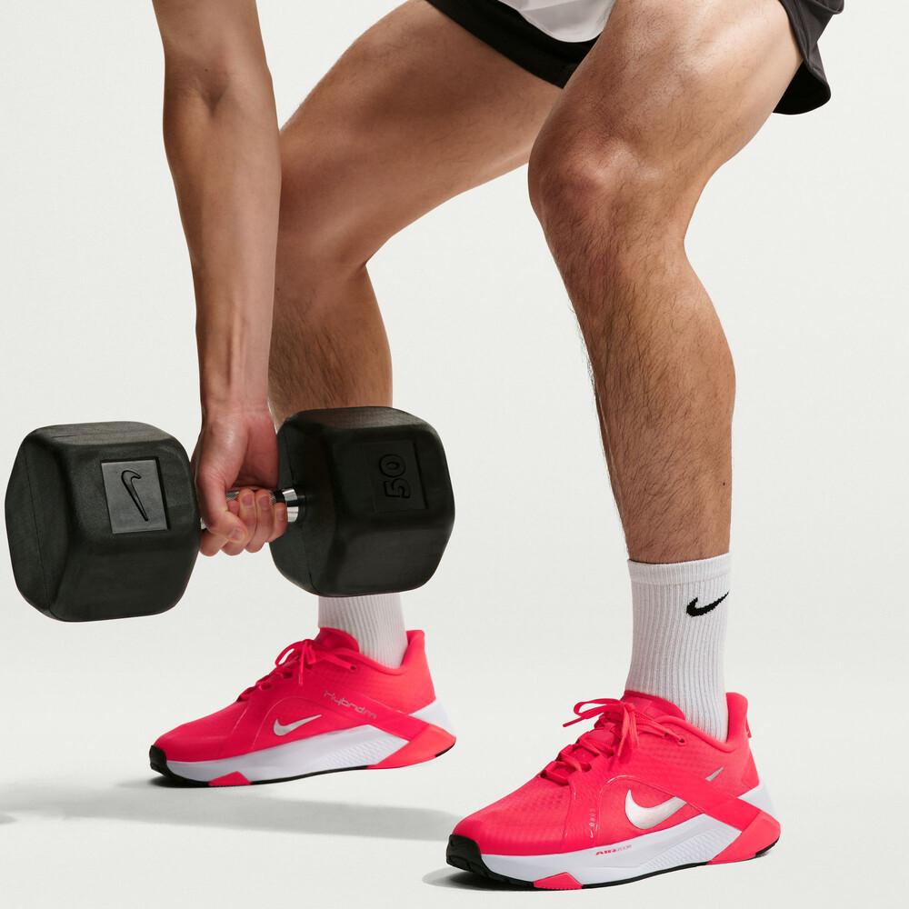 Nike Hybrid RN Men's Training Shoes | Laser Crimson/Football Grey/Football Grey — photo 10