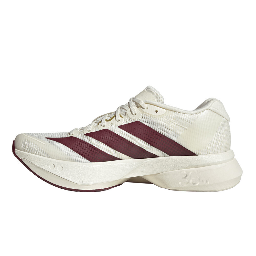 adidas Adizero Boston 13 Women's Running Shoes | Off White/Shadow Red/Gold Metallic — photo 4