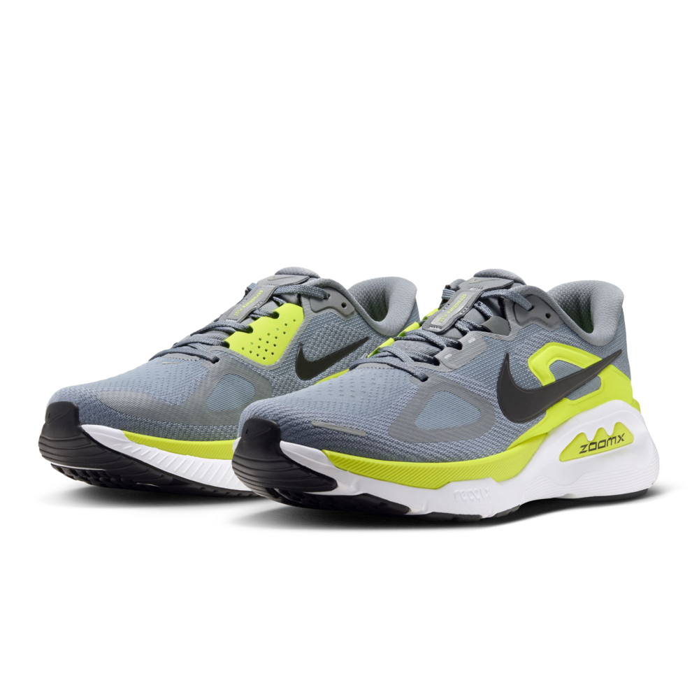 Nike Structure Plus Men's Running Shoes | Cool Grey/Lemon Venom/Black — photo 2