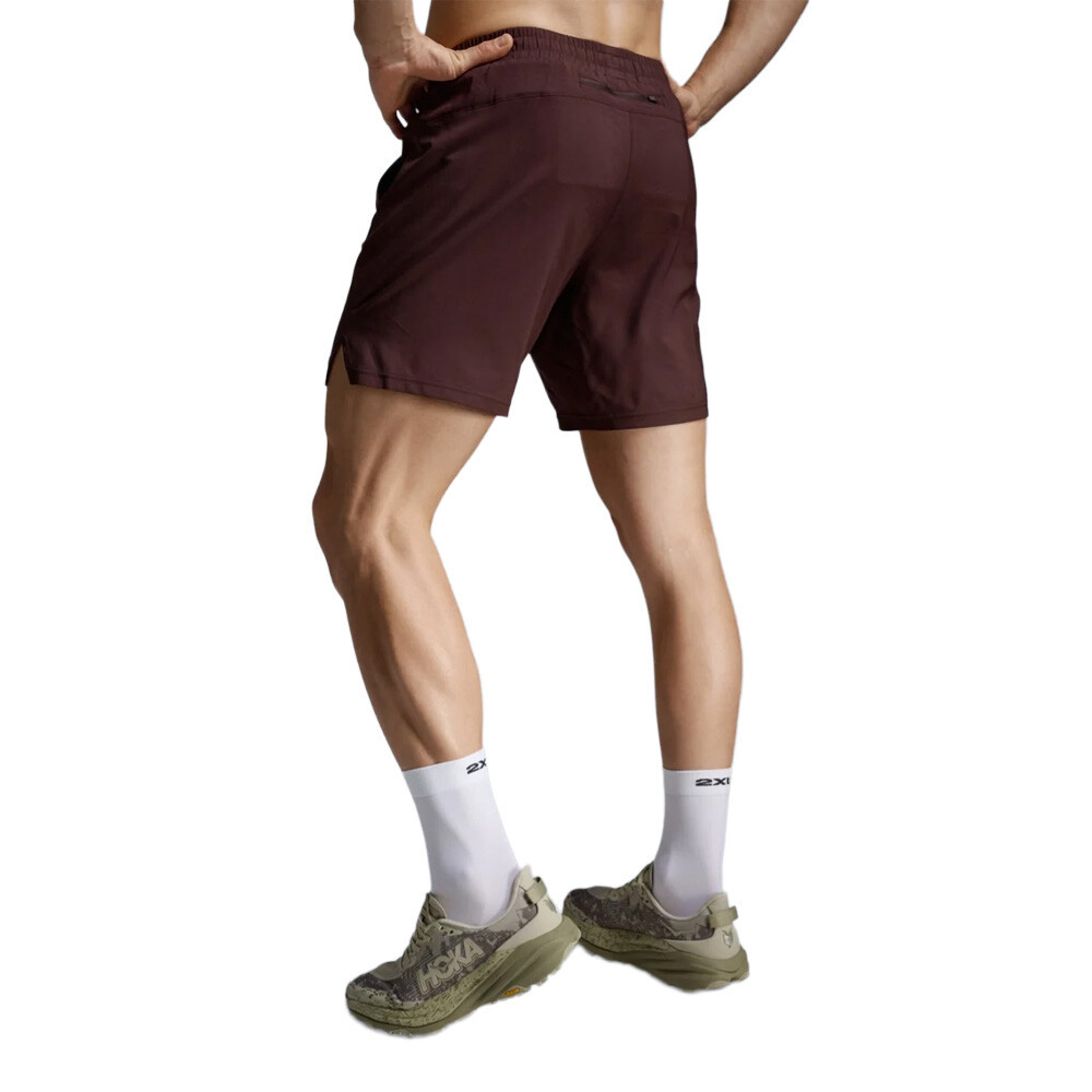 2XU Aero 7 Inch Men's Shorts | Bark/Black Reflective — photo 3