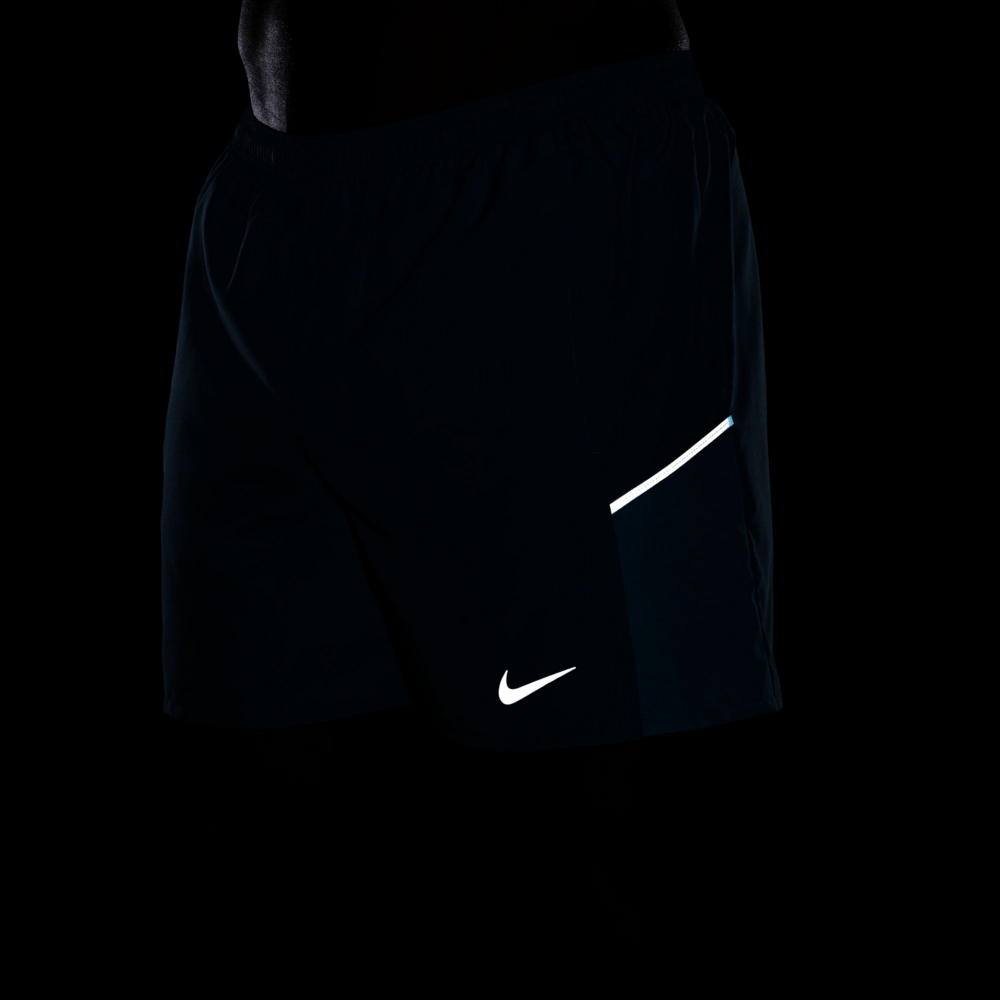 Nike Dri-FIT Miler 5 Inch 2-in-1 Men's Running Shorts | Smokey Blue/Cerulean/Reflective Silver — photo 7