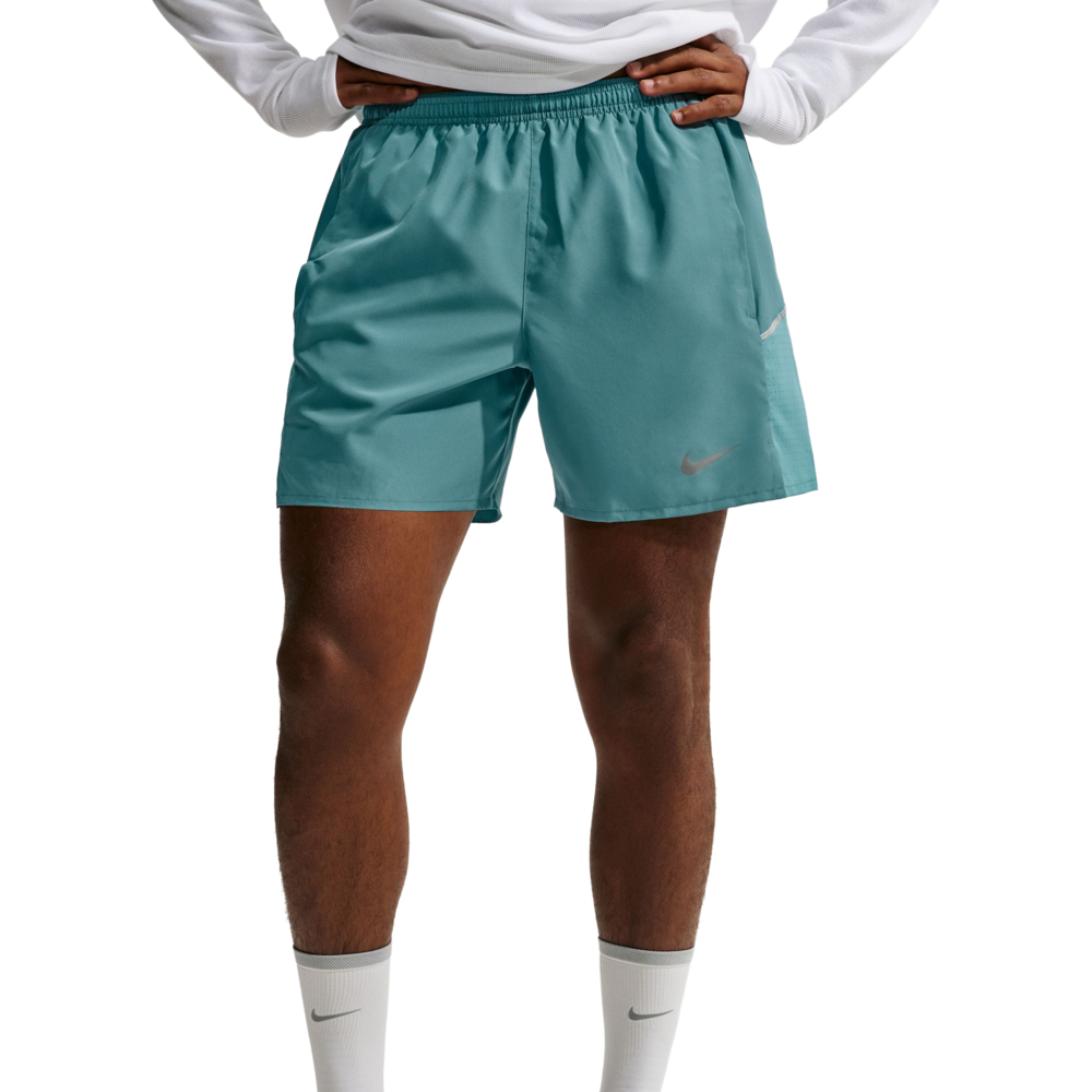 Nike Dri-FIT Miler 5 Inch 2-in-1 Men's Running Shorts | Smokey Blue/Cerulean/Reflective Silver — photo 2