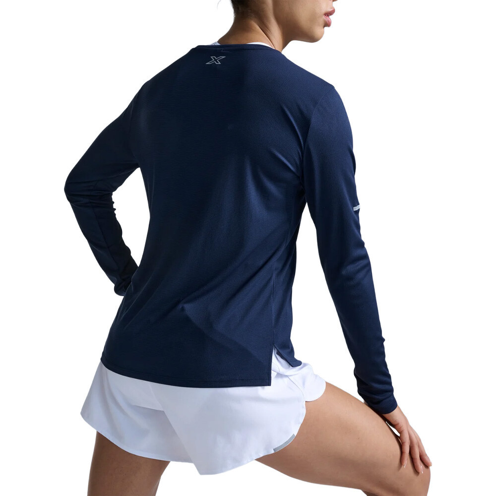 2XU Aero Women's Top | Midnight/Reflective Silver — photo 7