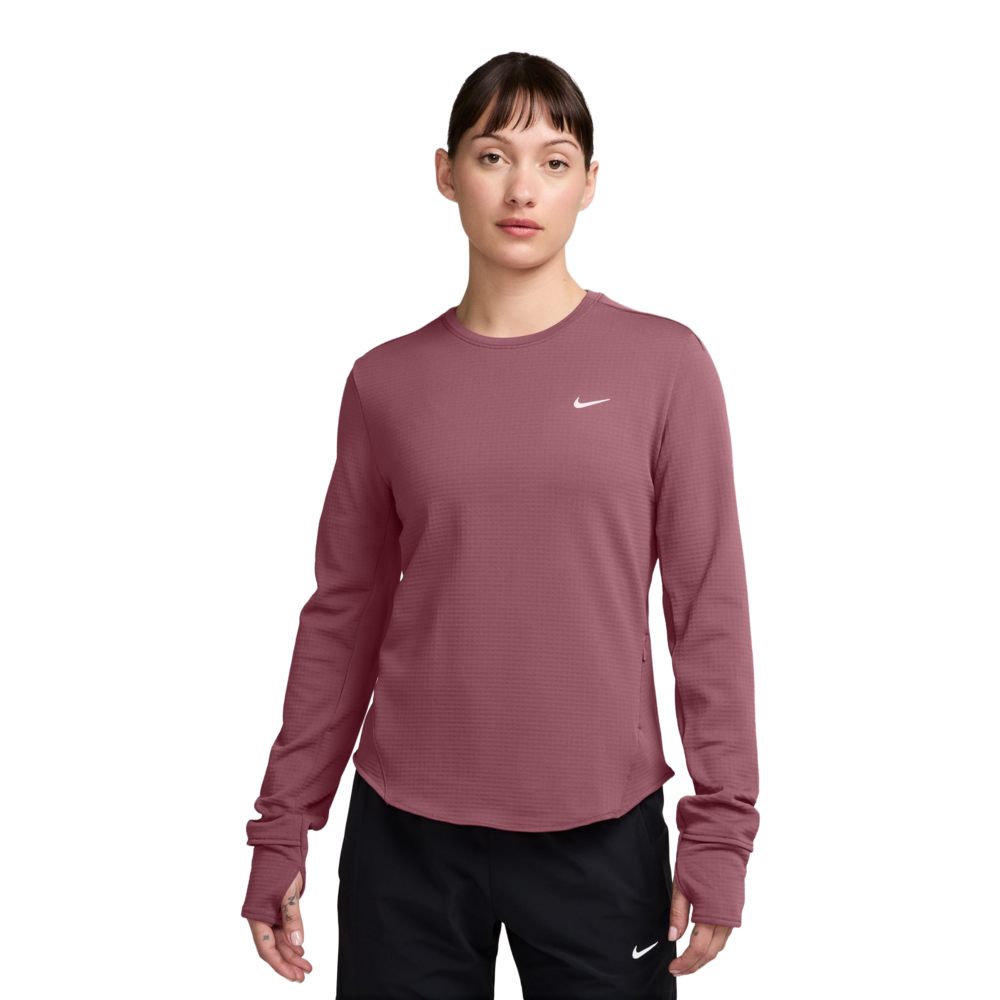 Nike Swift Therma-Fit Women's Mid Layer Top | Pink Smoke/Reflective Silver — photo 2