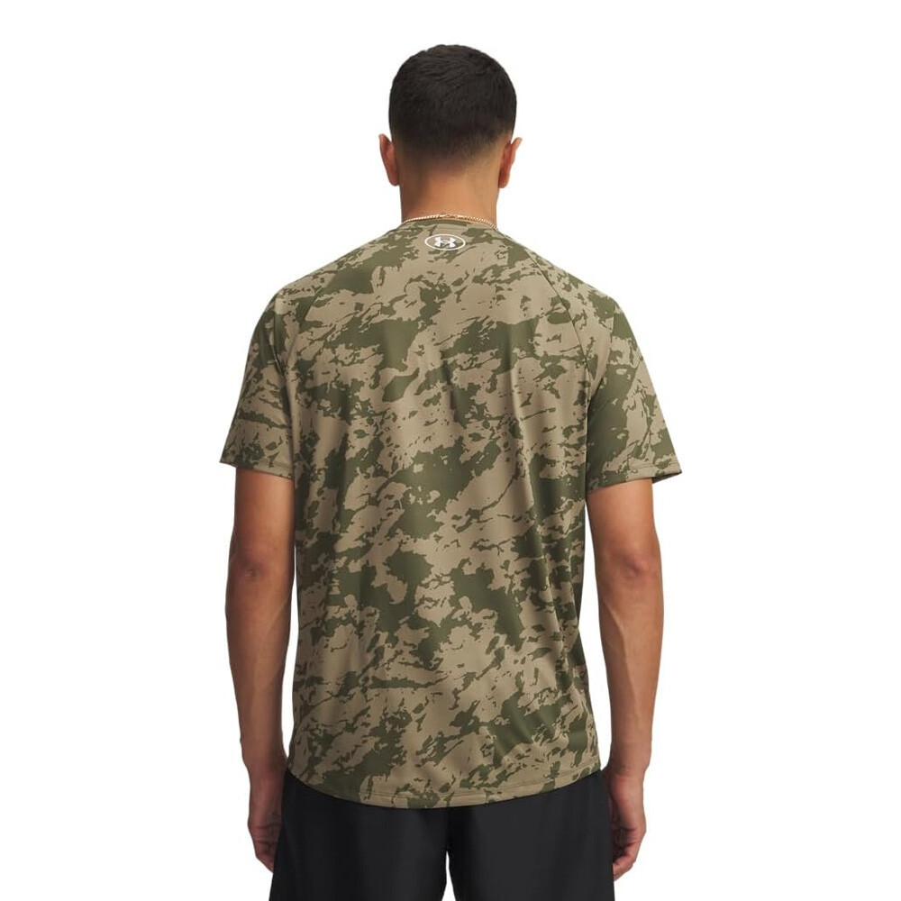 Under Armour Tech 2.0 Men's T-Shirt | Marine Od Green/White — photo 3