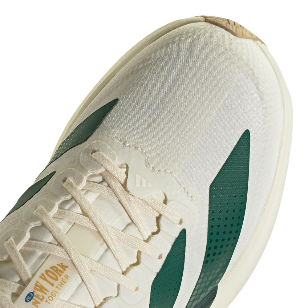 adidas Adizero EVO SL Woven Men's Running Shoes | Off White/Collegiate Green/Royal Blue — photo 8