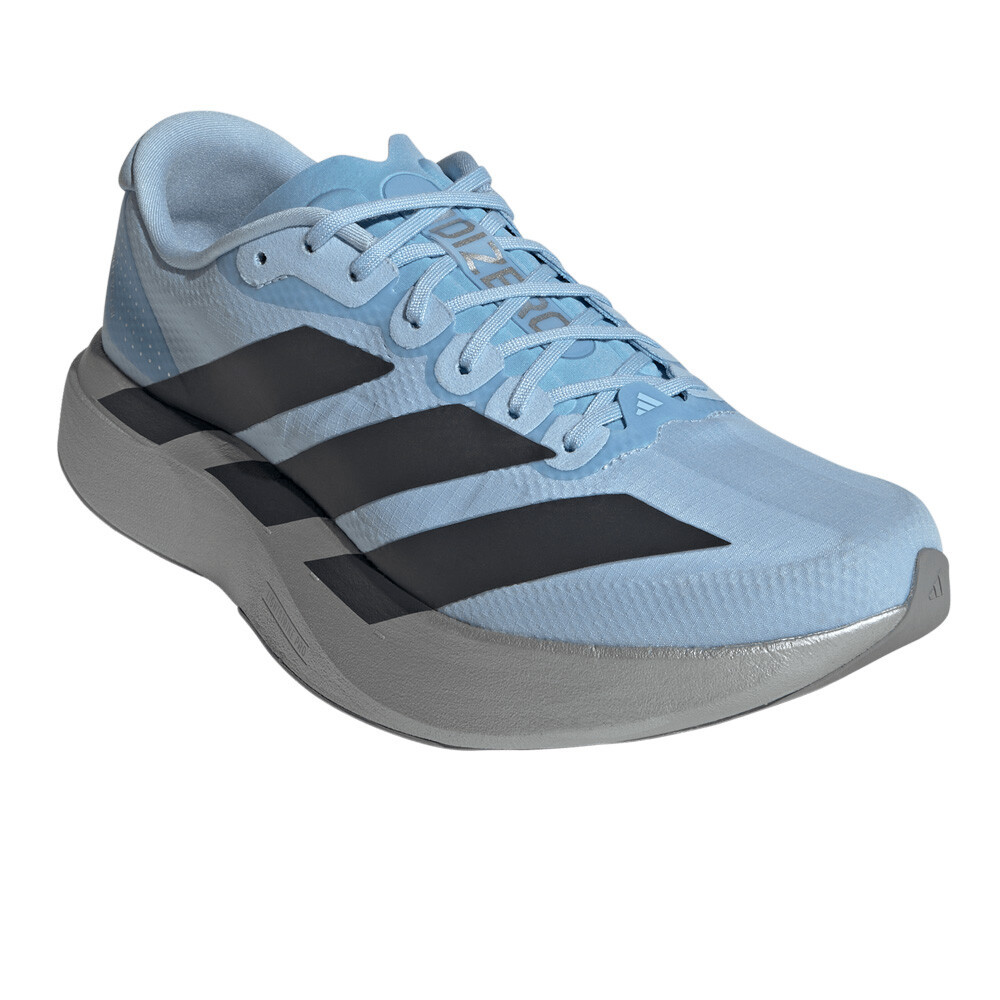adidas Adizero EVO SL Woven Men's Running Shoes | Clear Sky/Carbon/Silver Metallic — photo 6