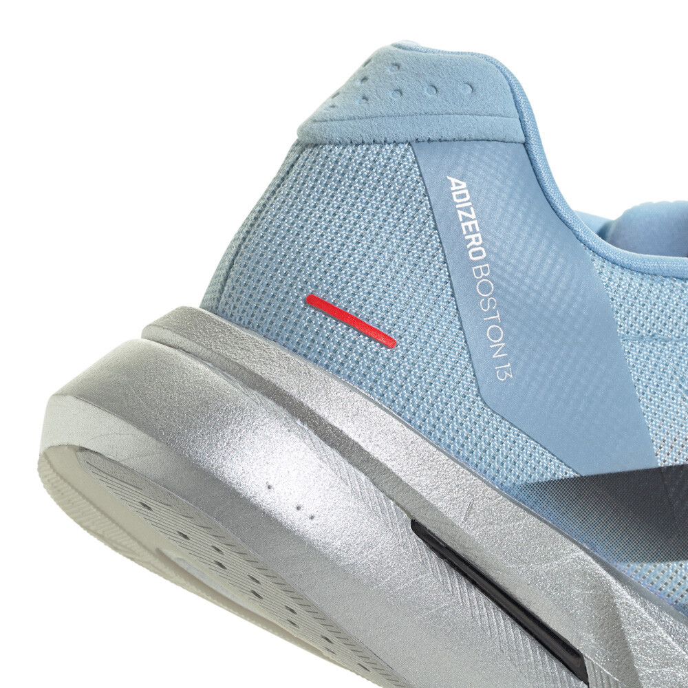 adidas Adizero Boston 13 Men's Running Shoes | Clear Sky/Carbon/Silver Metallic — photo 9