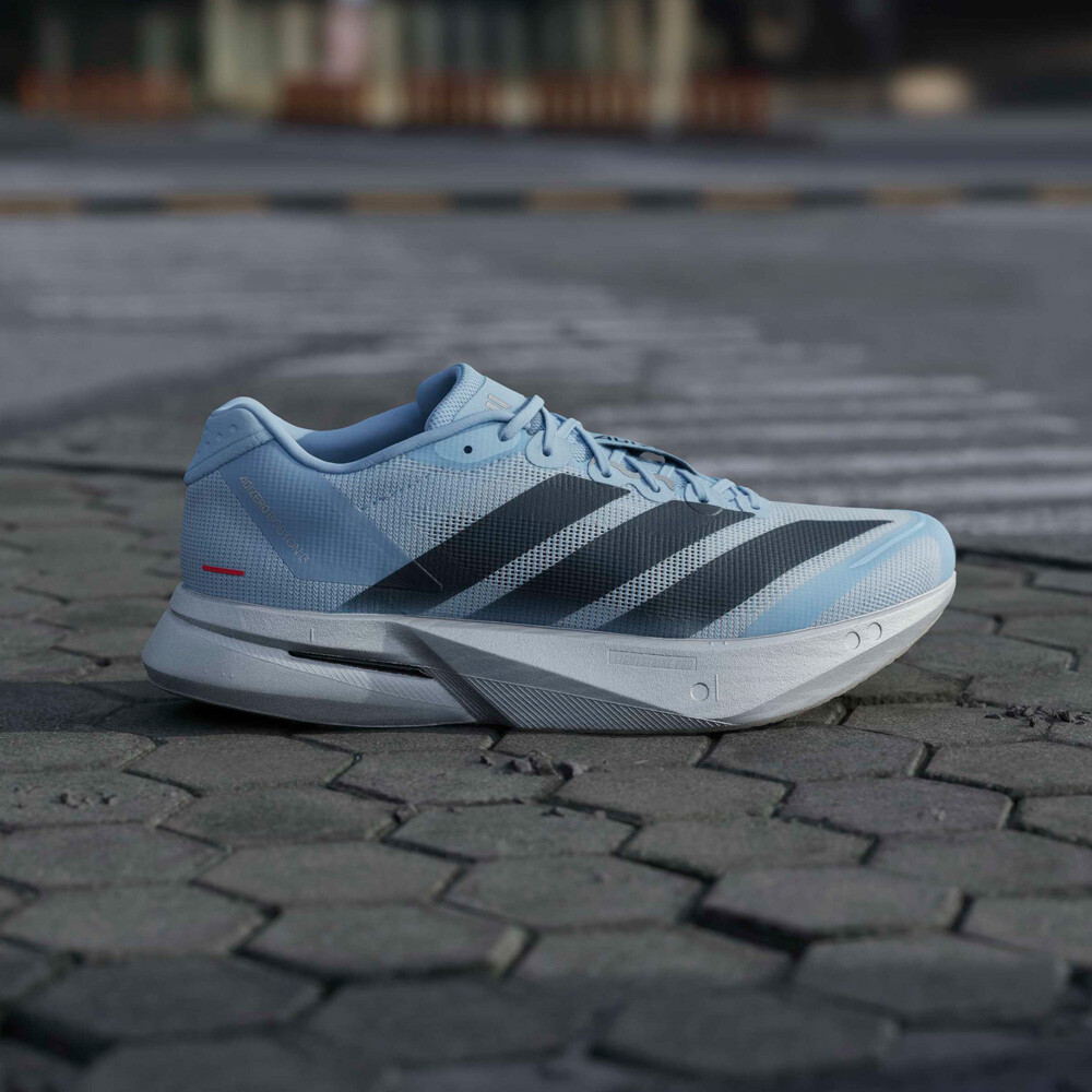 adidas Adizero Boston 13 Men's Running Shoes | Clear Sky/Carbon/Silver Metallic — photo 10