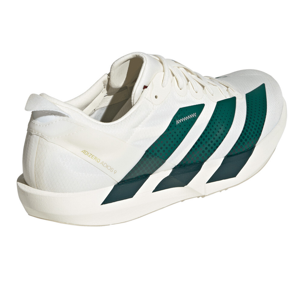 adidas Adizero Adios 9 Men's Running Shoes | Off White/Collegiate Green/Royal Blue — photo 7