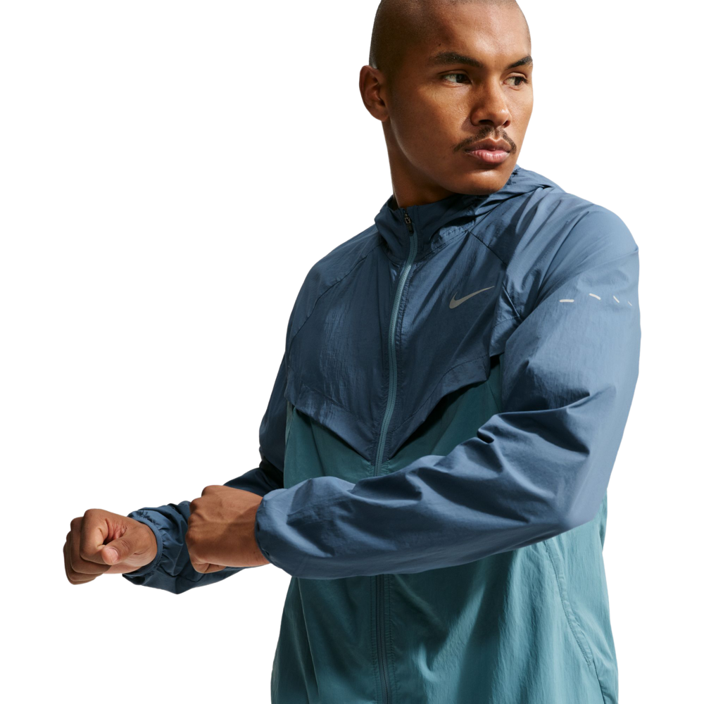 Nike Stride Repel UV Men's Running Jacket | New Slate/Smokey Blue/Reflective Silver — photo 4