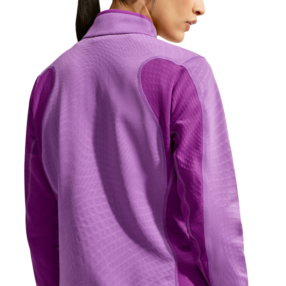 Nike ACG Wolf Grid Therma-FIT Half-Zip Women's Trail Running Top | Monarch Purple/Bold Berry/Summit White — photo 5