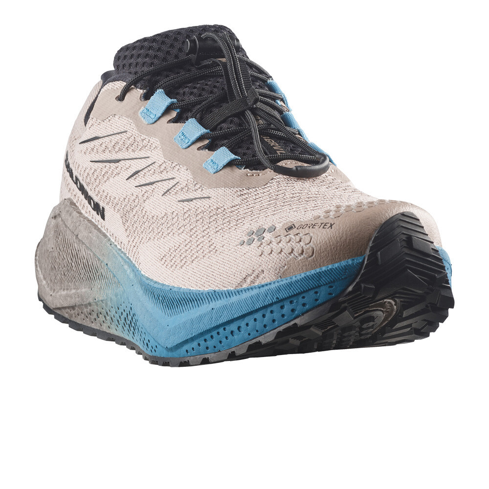 Salomon Aero Blaze 4 GRVL GORE-TEX Men's Trail Running Shoes | Oxford Tan/Black/Niagara — photo 6