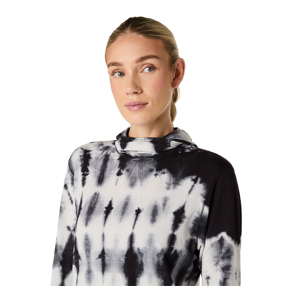 Asics Limited Series Road Insulate Women's Hooded Top | Cream/Performance Black — photo 5