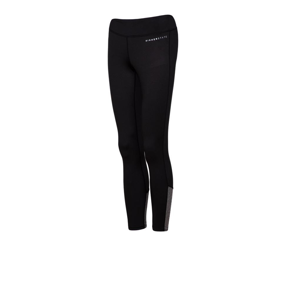Higher State Panelled Marl 7/8 Women's Running Tights | Grey Marl