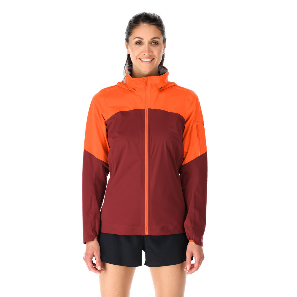 Rab Kinetic Ultra Women's Jacket | Red Grapefruit/Deep Heather