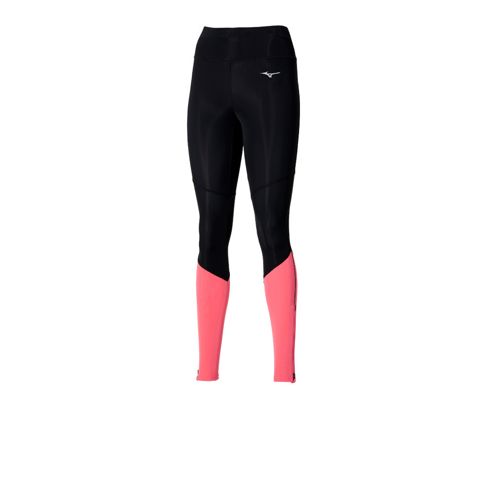 Mizuno Impulse Core Women's Long Tights | Black/Sangria Sunset