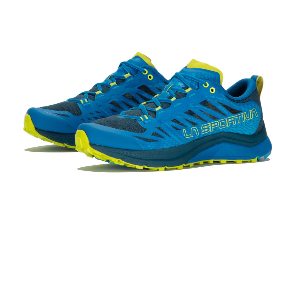 La Sportiva Jackal II Trail Running Shoes | Electric Blue/Lime Punch