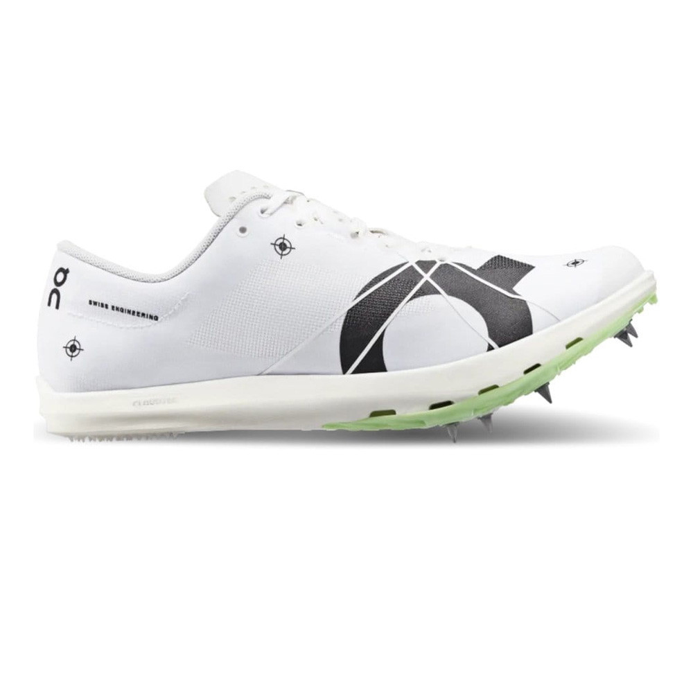 On Running On Cloudspike 1500m Mid-Distance Track Spikes | Undyed/White/Mint