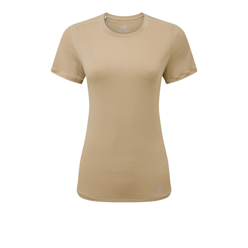 RonHill Life Tencel Women's T-Shirt | Latte Marl/Nightshade