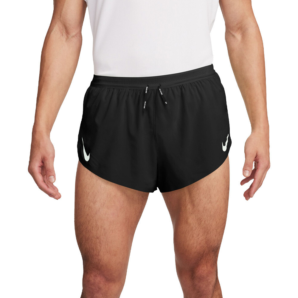 Nike Dri-FIT ADV AeroSwift 2 Inch Brief Lined Men's Running Shorts | Black/Summit White
