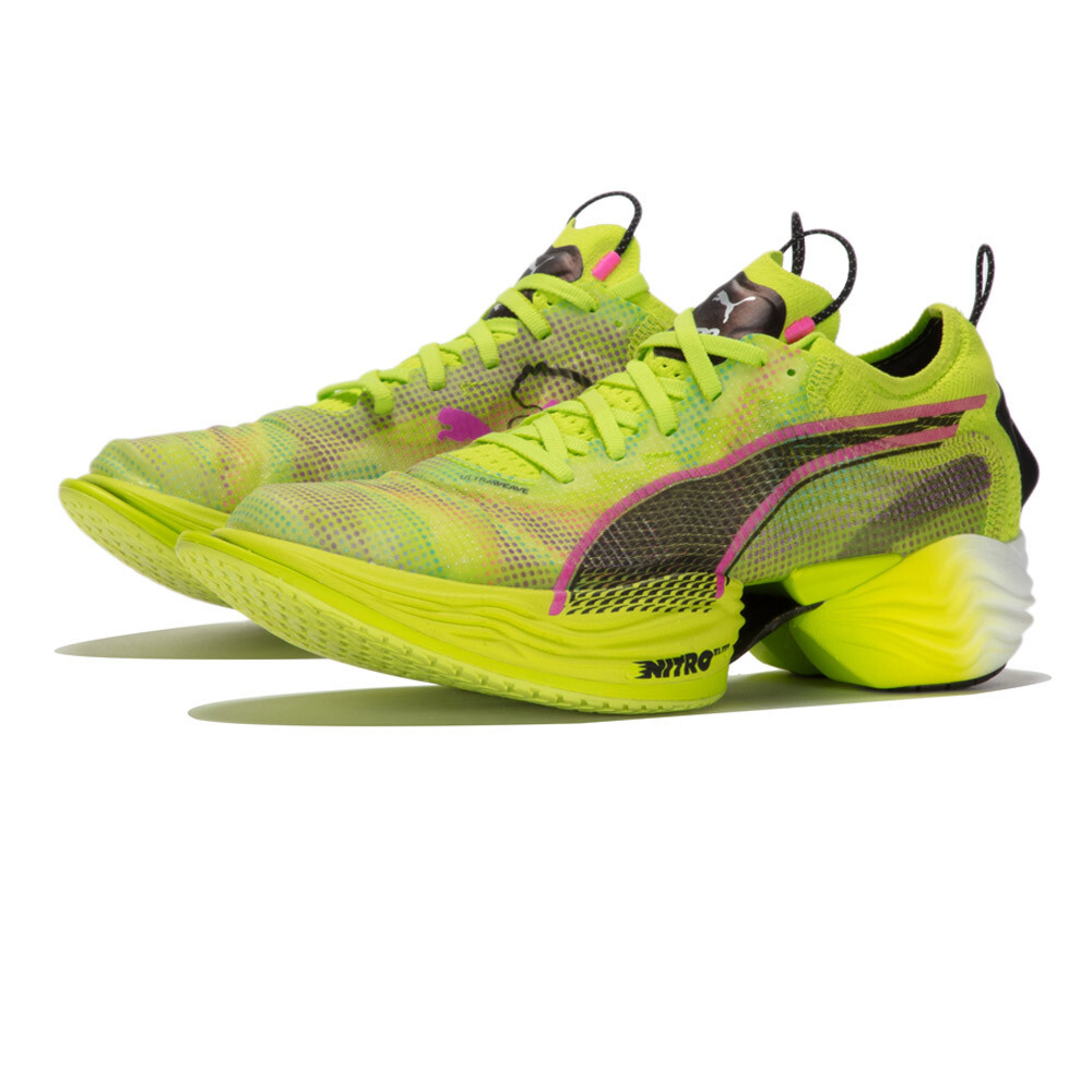Puma Fast-R 2 Nitro Elite Running Shoes - Psychadelic Rush | Lime Pow/Black/Pink