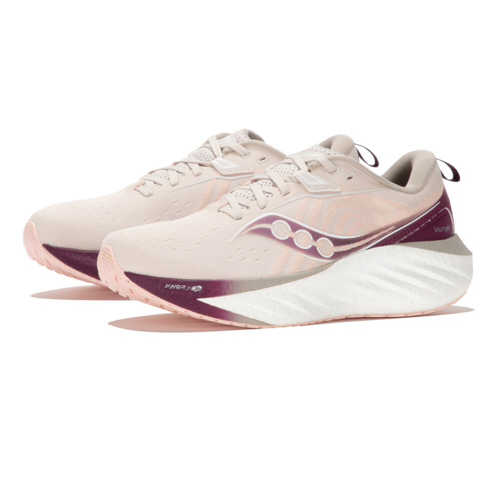 Saucony Triumph 22 Women's Running Shoes | Moon/Eggplant