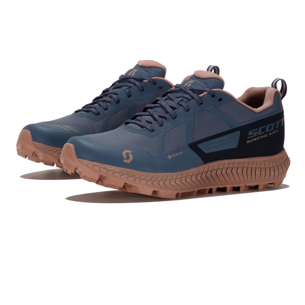 Scott Supertrac 3.0 GORE-TEX Women's Trail Running Shoes | Metal Blue/Rose Beige — photo 1