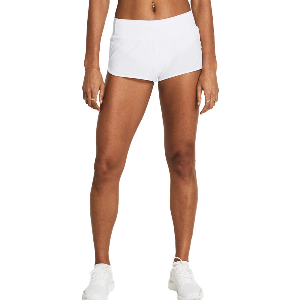 Under Armour Launch Pro 2 Inch Women's Shorts | White/Reflective