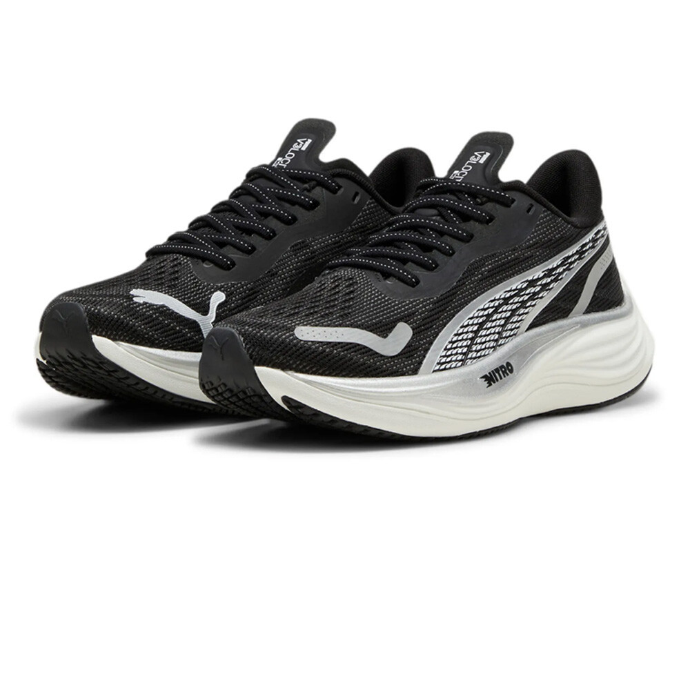 Puma Velocity Nitro 3 Women's Running Shoes | Black/Puma Silver/Puma White