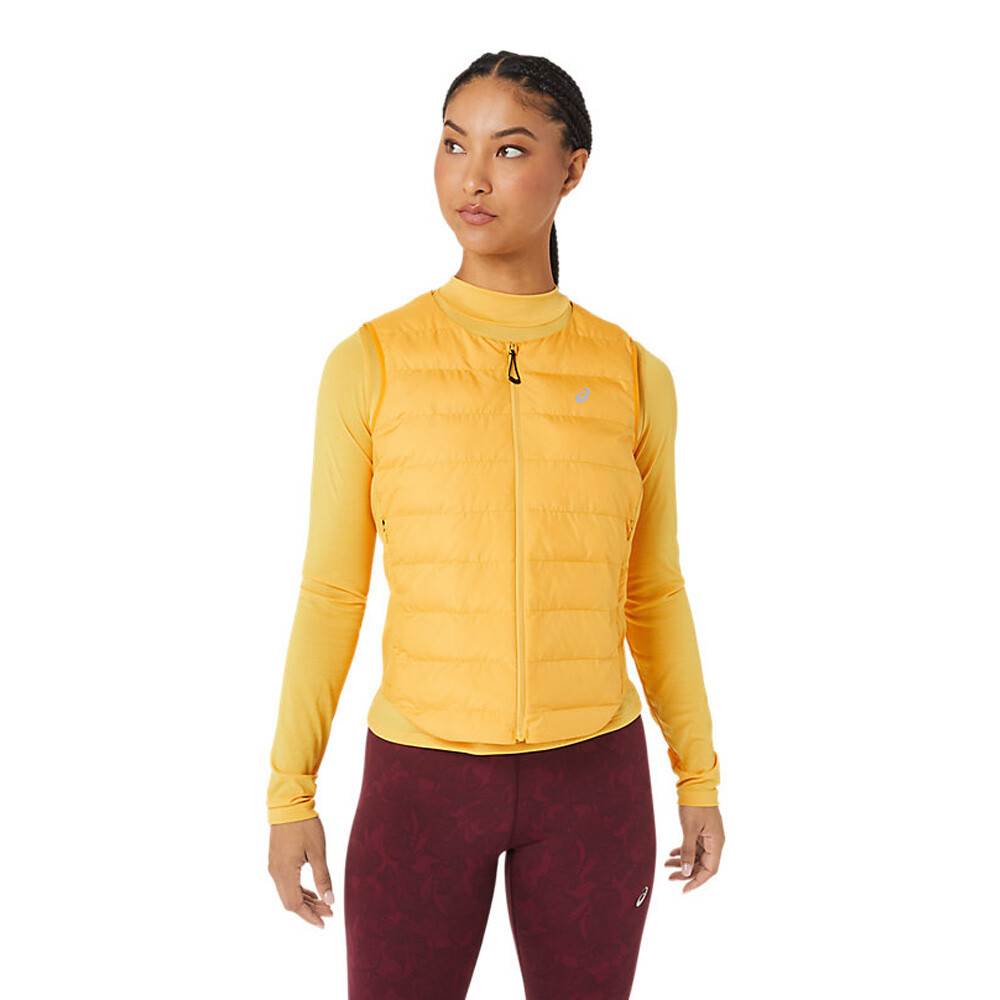 Asics Runkoyo Women's Padded Running Gilet | Tiger Yellow