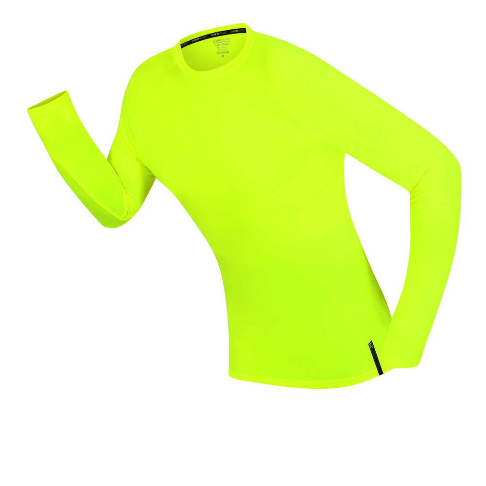 Higher State Long Sleeve Top | Fluo Yellow