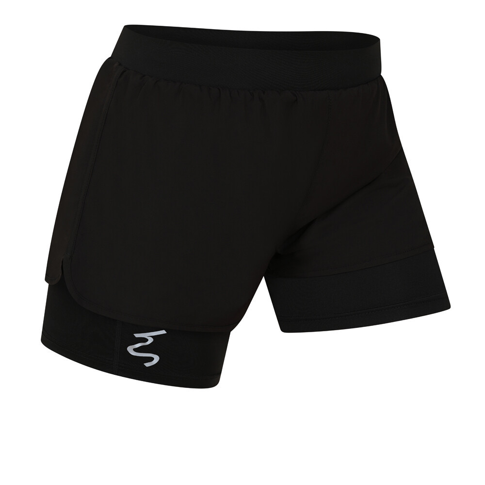 Higher State 2-In-1 5 Inch Women's Running Shorts | Black