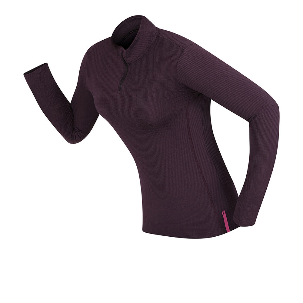 Higher State Thermal Women's Long Sleeve Zip Top | Plum