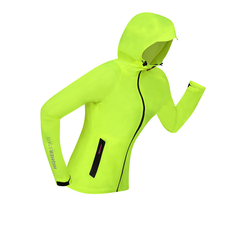 Higher State Women's Waterproof Jacket | Fluo Yellow