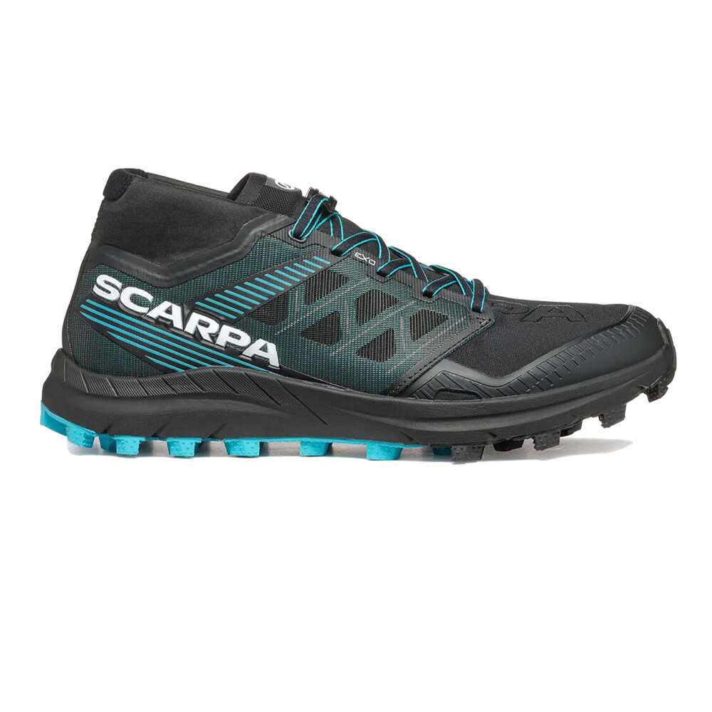 Scarpa Spin ST Trail Running Shoes | Black/Azure Blue