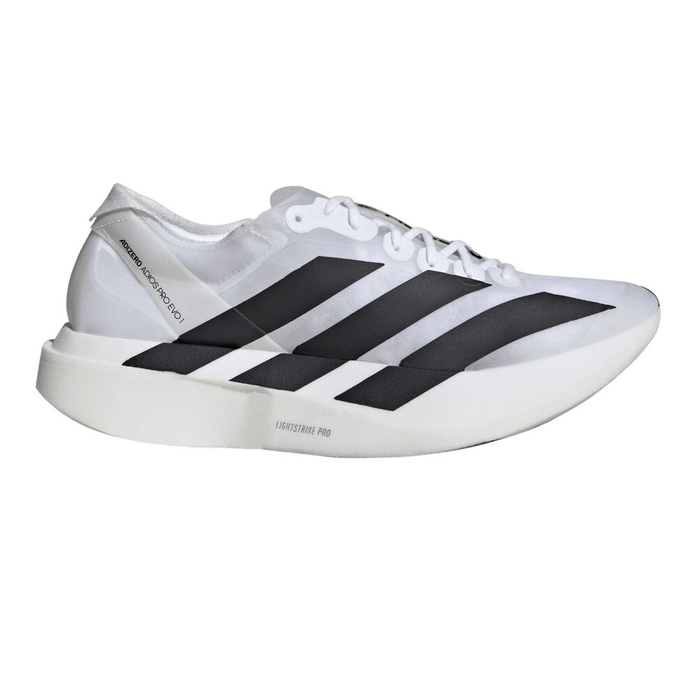 adidas Adizero Adios Pro Evo 1 Running Shoes | White/Black/Crystal White