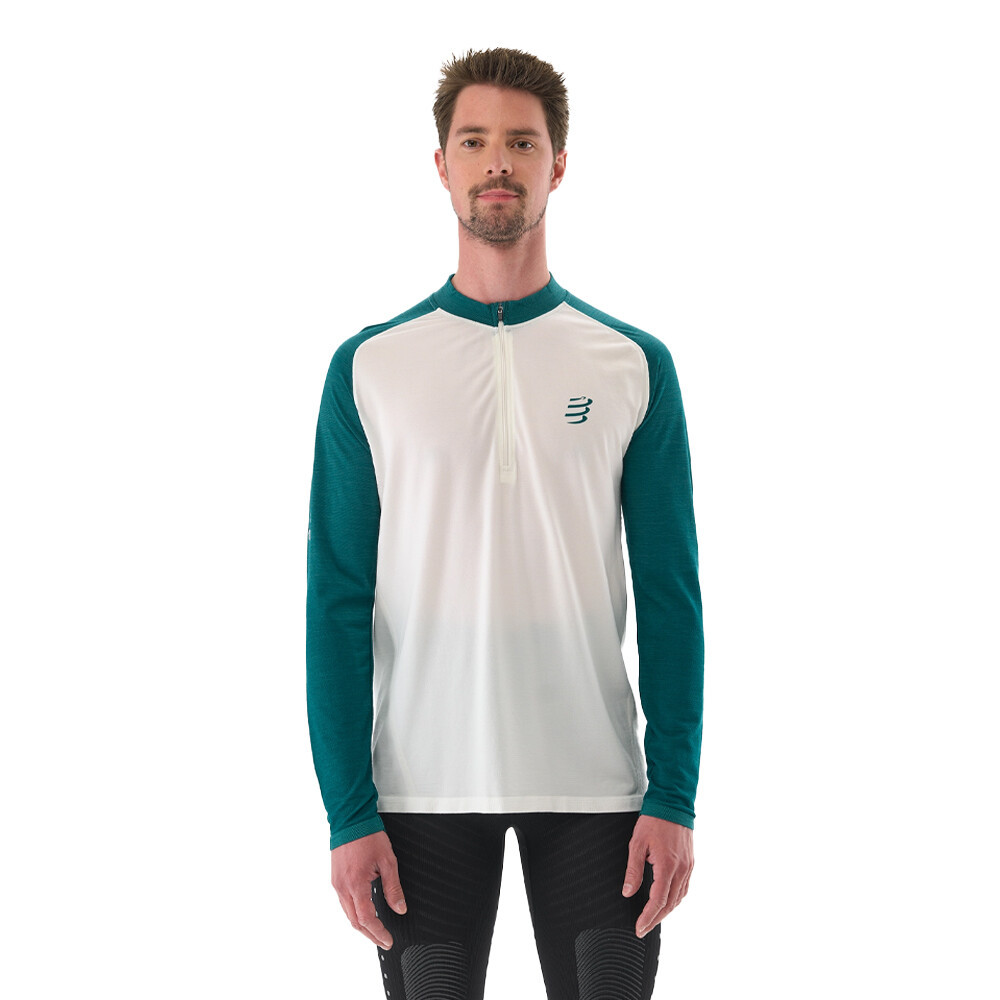 Compressport Trail Half Zip Top | Sugar/Storm
