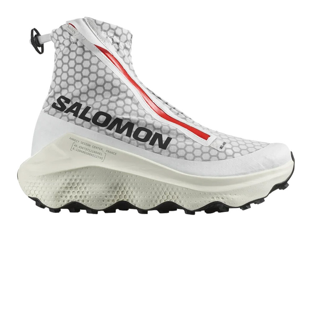 Salomon S/LAB Ultra Dust Men's Trail Running Shoes | White/Fiery Red/Vanilla Ice