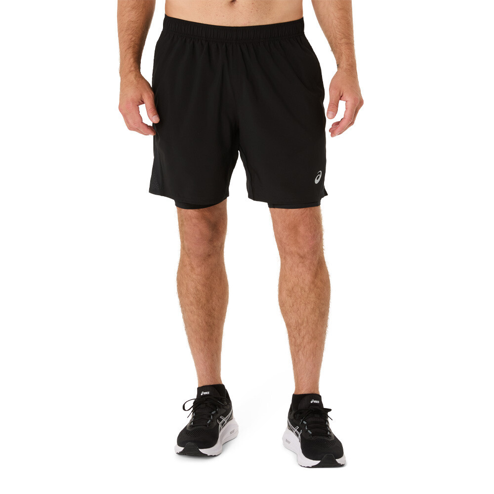 Asics Core 2N1 7 Inch Men's Running Shorts | Performance Black