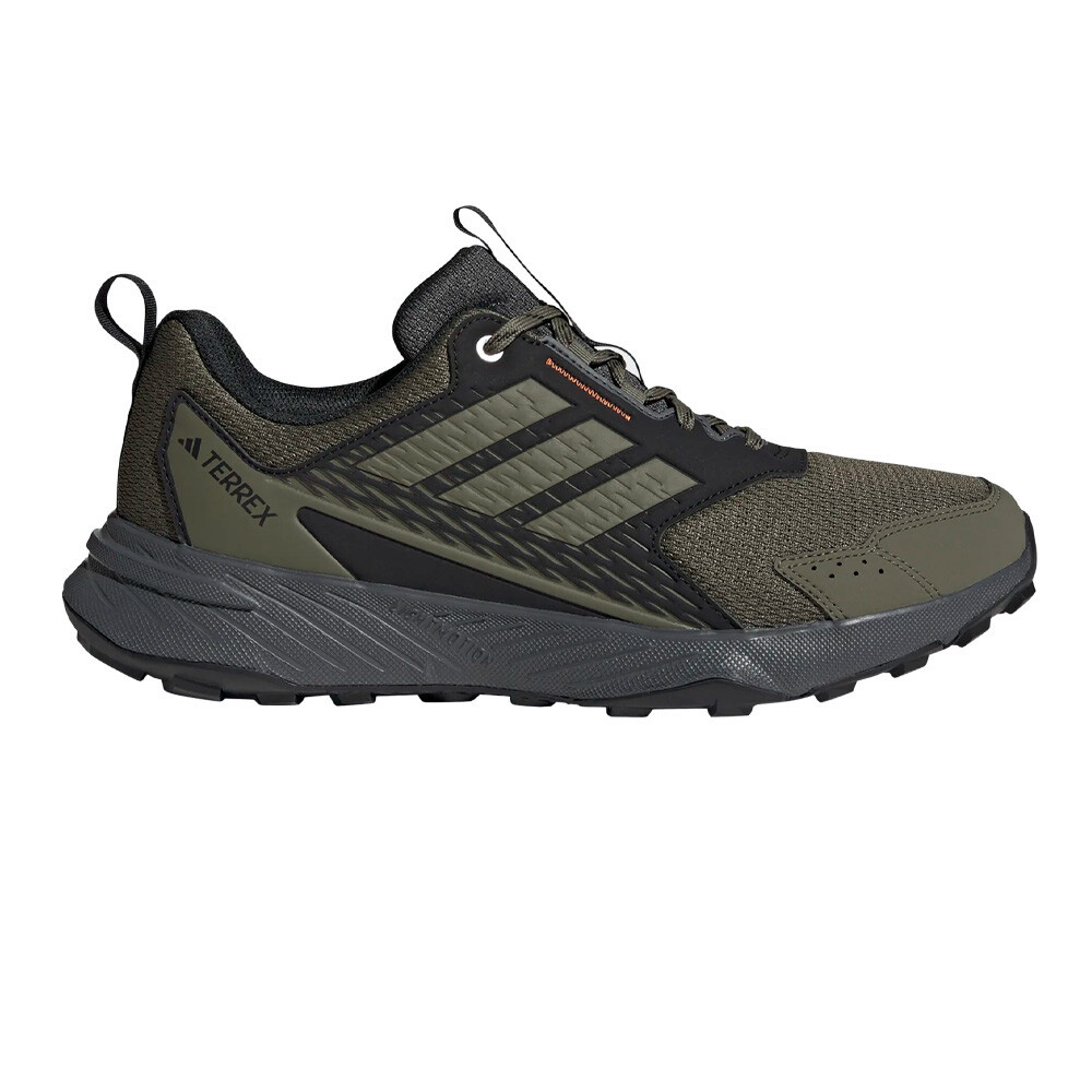 adidas Terrex Tracefinder Men's Trail Running Shoes | Olive Strata/Semi Impact Orange