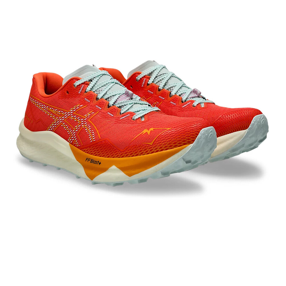 Asics Fujispeed 3 Trail Running Shoes | Nova Orange/Pure Aqua