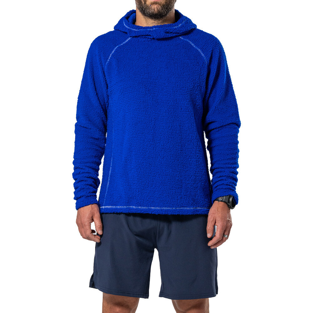 Higher State Insulated Trail Running Hoodie | Cobalt